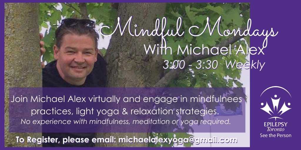 Image of Mindful Mondays Instructor Michael Alex in a tree