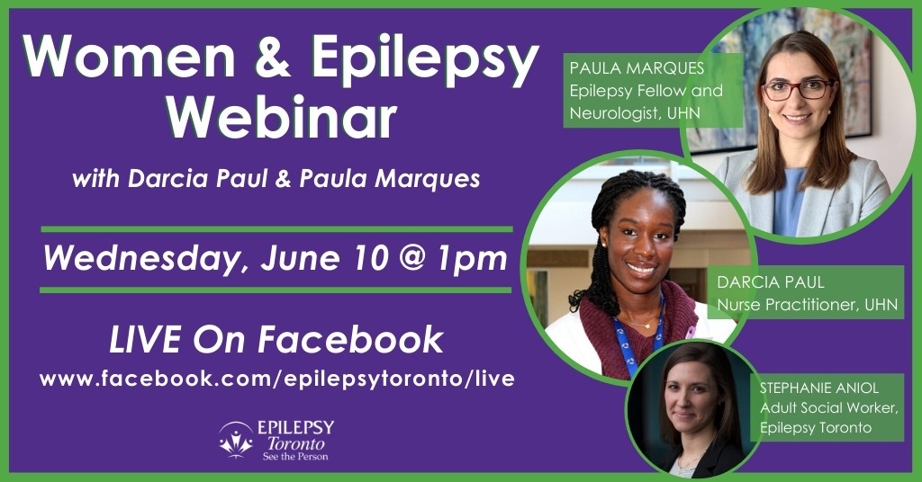 Promotional image for Women & Epilepsy Webinar