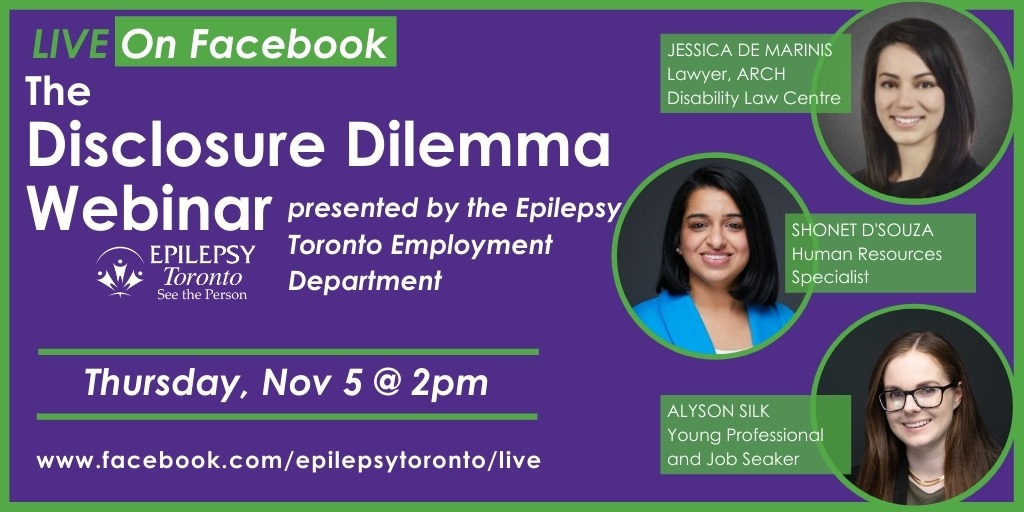 Disclosure Dilemma Webinar graphic