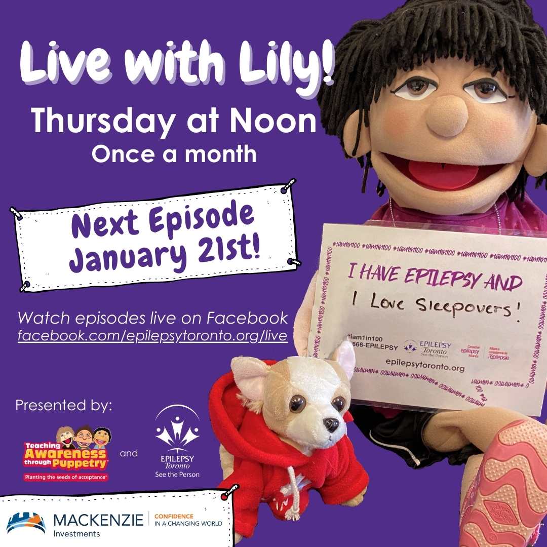 Puppet Lily and her toy dog
