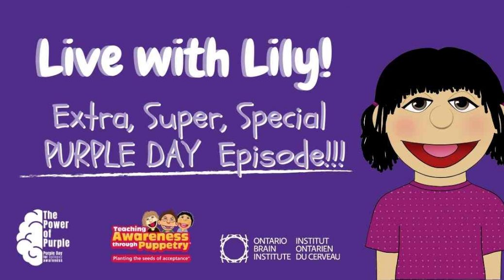 Animated image of Lily the puppet