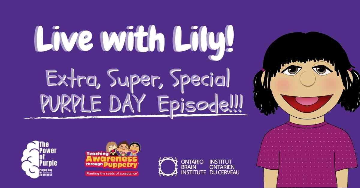 Animated image of Lily the puppet