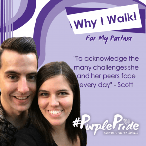 A special message about why I walk in the Virtual Purple Walk