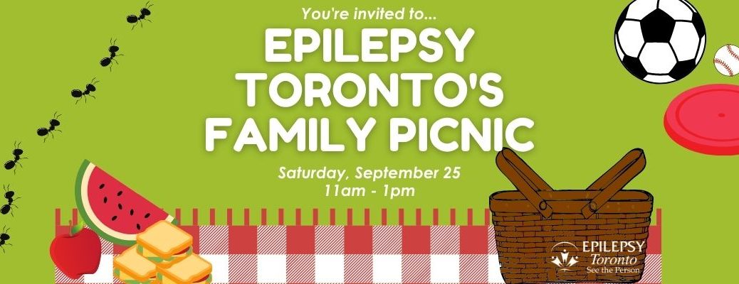 picnic blanket with basket, watermellon, sandwiches, balls and ants
