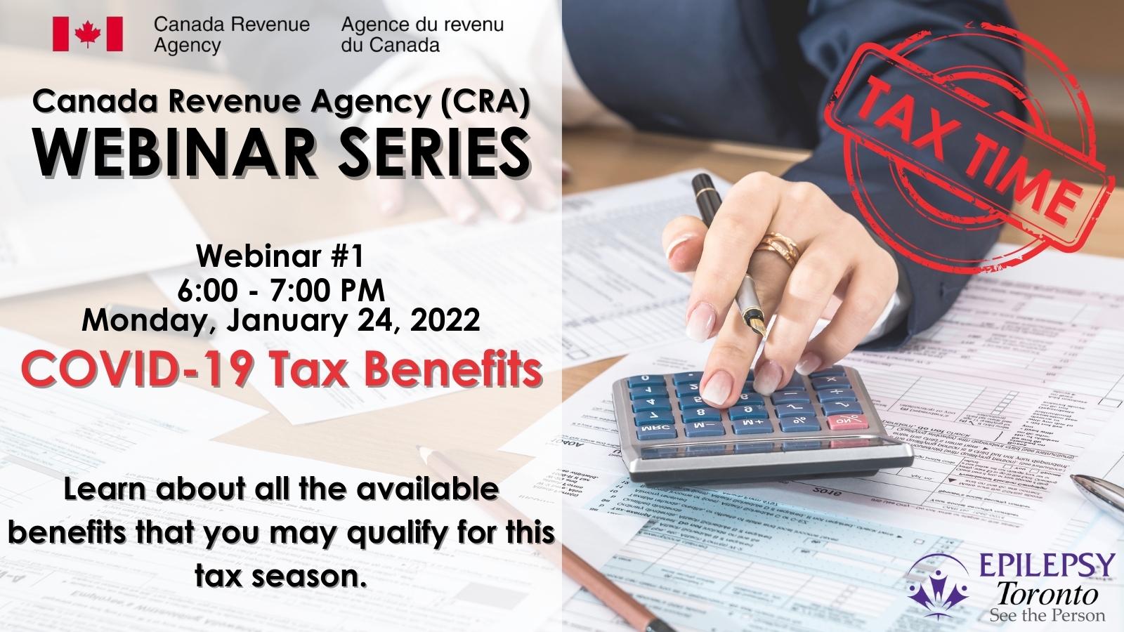 CRA Webinar Series person with a calculator
