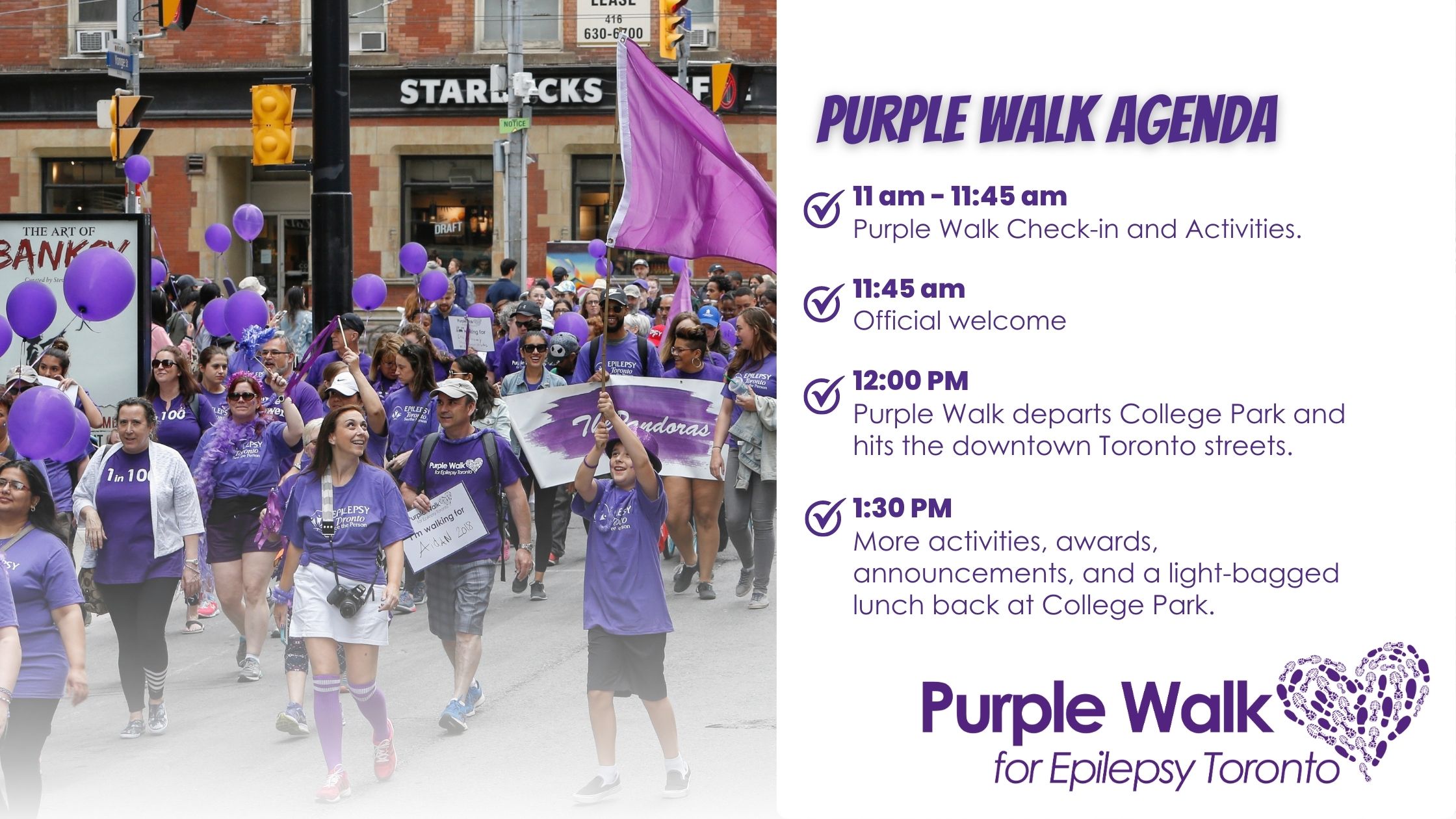 Agenda Purple Walk 2023 Agenda, Event, College Park