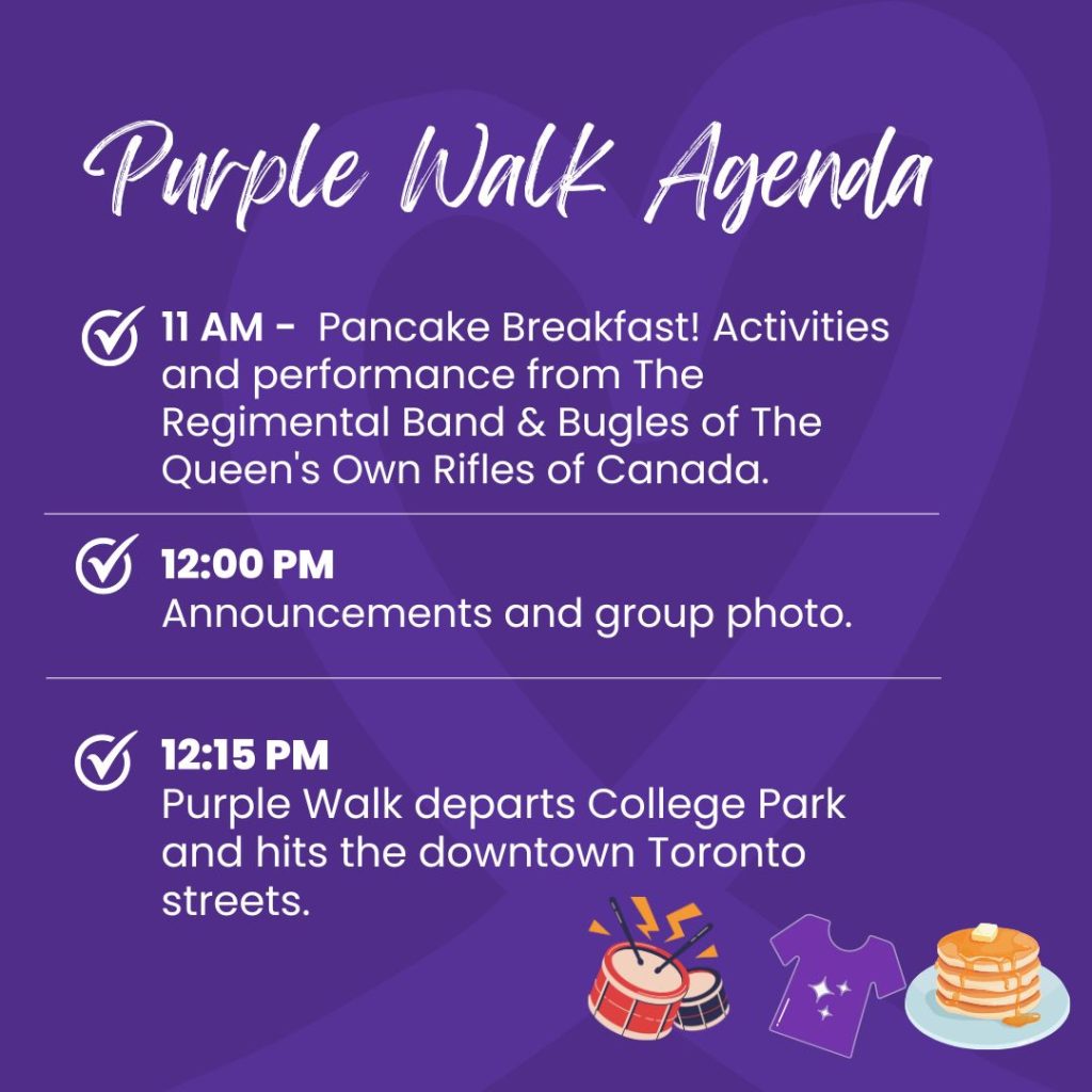2024 Purple Walk Social Media (16) Purple Walk Agenda, Purple Walk 2024.